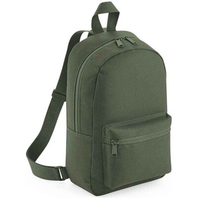 Sac à Dos Mini Mode Essentielle Bagbase - Vert Olive - Sac à Dos Compact Sac à Dos Mini Mode Essentielle Bagbase - Vert Olive - Sac à Dos Compact