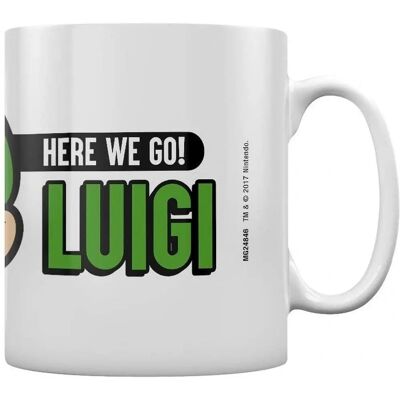Super Mario Luigi Mug - Ceramic 325ml Super Mario Luigi Mug - Ceramic 325ml