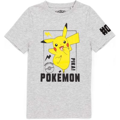T-Shirt Grigio Pokemon - T-Shirt T-Shirt Grigio Pokemon - T-Shirt