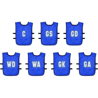 Precision UTRD2503 Royal Blue Mesh Netball Bib - Training Bib Precision UTRD2503 Royal Blue Mesh Netball Bib - Training Bib