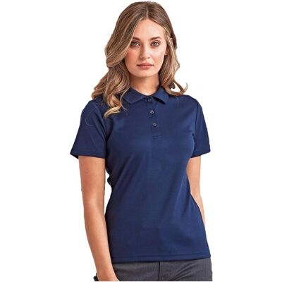 Premier Vrouwen Duurzame Polo - Marineblauw - Maat L - Polo Premier Vrouwen Duurzame Polo - Marineblauw - Maat L - Polo