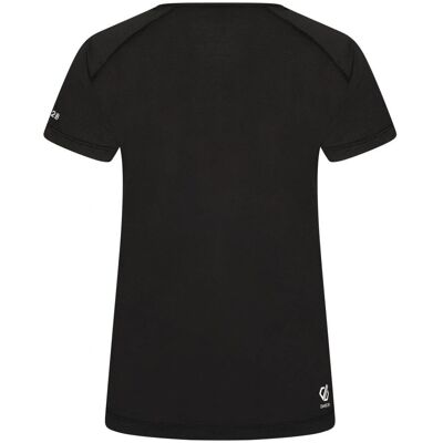 Dare 2b Zwart Kort Mouw Mesh T-Shirt - T-Shirt Dare 2b Zwart Kort Mouw Mesh T-Shirt - T-Shirt