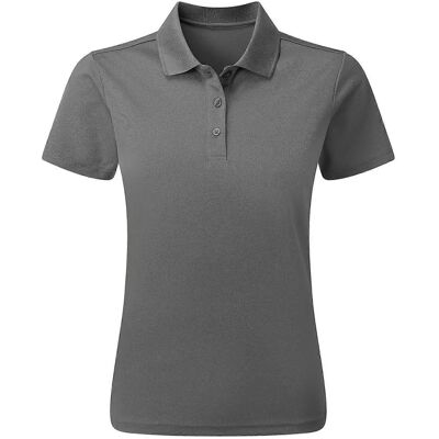 Premier Dames Poloshirt - Donkergrijs - XS - Milieuvriendelijk Premier Dames Poloshirt - Donkergrijs - XS - Milieuvriendelijk