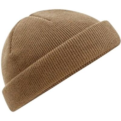 Beechfield Fisherman Mini Recycled Beanie - Beige - Unisex - Lippis Beechfield Fisherman Mini Recycled Beanie - Beige - Unisex - Lippis
