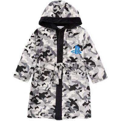 Playstation - Boys Fluffy Robe - bathrobe Playstation - Boys Fluffy Robe - bathrobe