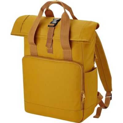 Bagbase Mustard Laptop Bag - Roll Top Twin Handle - Unisex Bagbase Mustard Laptop Bag - Roll Top Twin Handle - Unisex