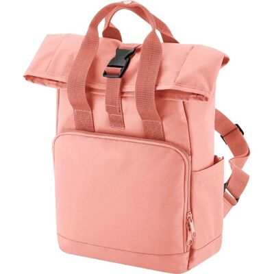 Bagbase Mini Recycled Twin Handle Backpack - Baby Pink - Unisex Bagbase Mini Recycled Twin Handle Backpack - Baby Pink - Unisex