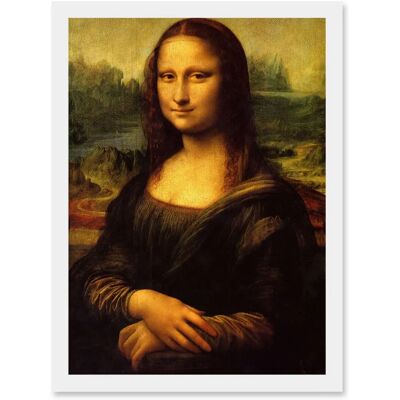 Artery8 - Leonardo Da Vinci Mona Lisa - A4 - Framed Artwork Artery8 - Leonardo Da Vinci Mona Lisa - A4 - Framed Artwork