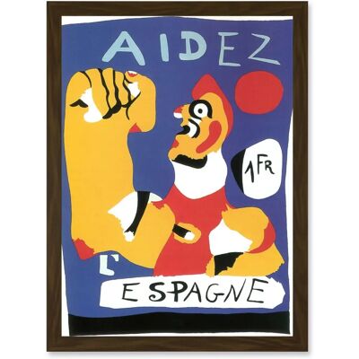 Artery8 - Spanish Civil War Miro Aid - A4 - Art Print Artery8 - Spanish Civil War Miro Aid - A4 - Art Print