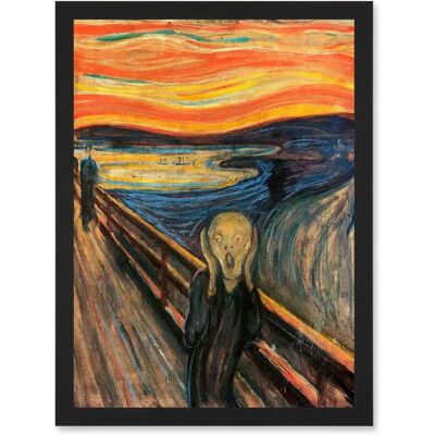 Artery8 - Edvard Munch The Scream - A4 - Wall Art Print Artery8 - Edvard Munch The Scream - A4 - Wall Art Print