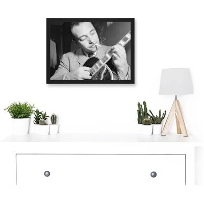 Artery8 - Django Reinhardt - Vintage Photo - A4 - Framed Wall Art Print Artery8 - Django Reinhardt - Vintage Photo - A4 - Framed Wall Art Print