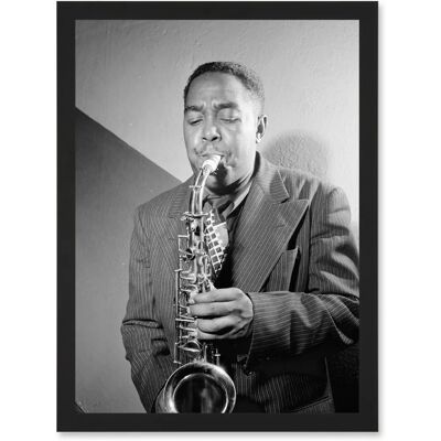 Artery8 - Charlie Parker - Black & White - A4 - Art Print Artery8 - Charlie Parker - Black & White - A4 - Art Print