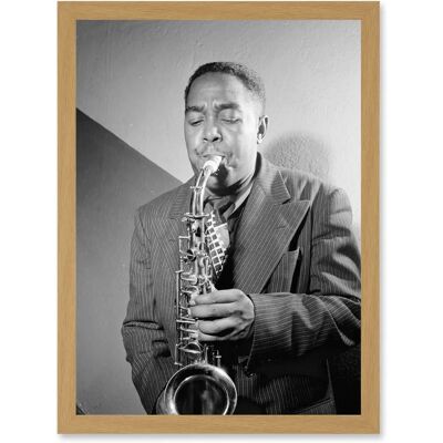 Artery8 - Charlie Parker - Black & White - A4 - Art Print Artery8 - Charlie Parker - Black & White - A4 - Art Print