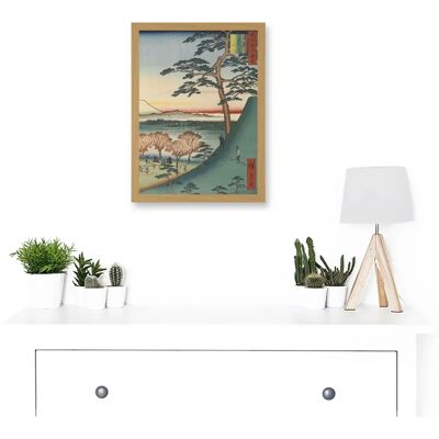 Artery8 - Fuji Meguro Views of Edo Hiroshige - Woodblock A4 - Wall Art Artery8 - Fuji Meguro Views of Edo Hiroshige - Woodblock A4 - Wall Art