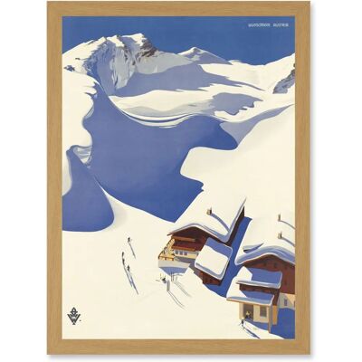 Artery8 - Travel - Blue - White - Framed wall art print Artery8 - Travel - Blue - White - Framed wall art print