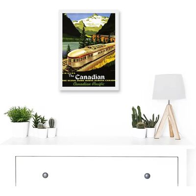Artery8 - Rail Scenic Dome Route A4 - Framed Wall Art Print Artery8 - Rail Scenic Dome Route A4 - Framed Wall Art Print