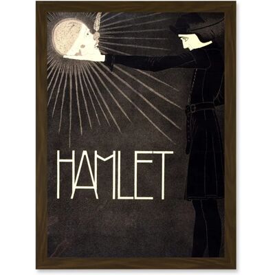 Artery8 - Hamlet Shakespeare Netherlands - Brown - Wall Art Artery8 - Hamlet Shakespeare Netherlands - Brown - Wall Art