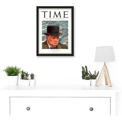 Artery8 - Churchill War 1941 - A4 - Black - Wall Art Print Artery8 - Churchill War 1941 - A4 - Black - Wall Art Print