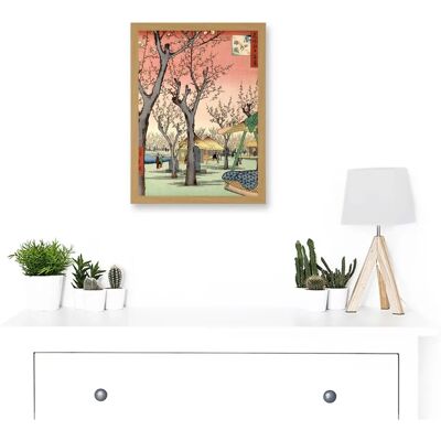 Artery8 Japan Cherry Blossom Tree Park A4 Framed Art print Artery8 Japan Cherry Blossom Tree Park A4 Framed Art print
