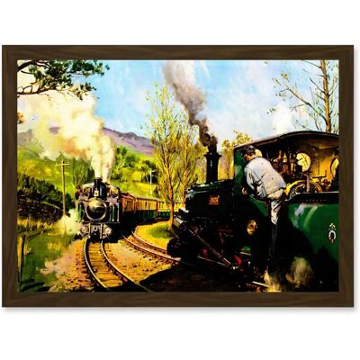 Artery8 - Transport Steam Train Ffestiniog Railway Wales - Wall Art Artery8 - Transport Steam Train Ffestiniog Railway Wales - Wall Art