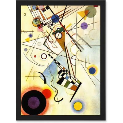 Artery8 - Kandinsky Composition VIII - A4 - Framed - Artwork Artery8 - Kandinsky Composition VIII - A4 - Framed - Artwork