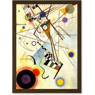 Artery8 - Kandinsky Composition VIII - A4 - Framed - Artwork Artery8 - Kandinsky Composition VIII - A4 - Framed - Artwork