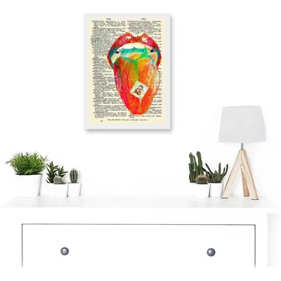 Artery8 - Acid LSD Tripper Dictionary A4 - Wall Art Artery8 - Acid LSD Tripper Dictionary A4 - Wall Art