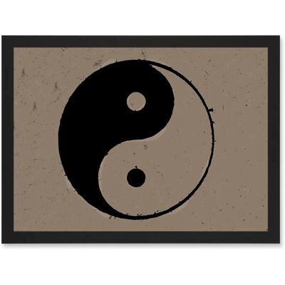 Artery8 - Taoist Philosophy Yin Yang - A4 - Framed Wall Art Artery8 - Taoist Philosophy Yin Yang - A4 - Framed Wall Art