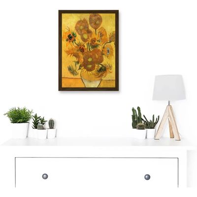 Artery8 - Van Gogh Still Life Vase Fifteen Sunflowers - Print Artery8 - Van Gogh Still Life Vase Fifteen Sunflowers - Print