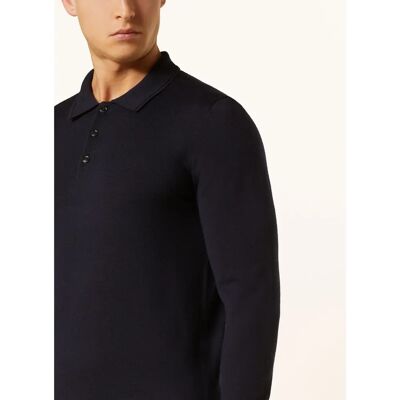 Reiss Trafford Merino Wool Long Sleeve Polo - Polo Shirt Reiss Trafford Merino Wool Long Sleeve Polo - Polo Shirt