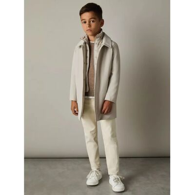 Reiss Logan Gabardine Coat with Removable Gilet - Coat Reiss Logan Gabardine Coat with Removable Gilet - Coat