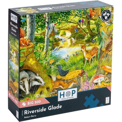 HOP - House of Puzzles Pieces XXL - Riverside - Jigsaw puzzle HOP - House of Puzzles Pieces XXL - Riverside - Jigsaw puzzle