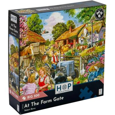 HOP - Pièces XXL - La Porte De La Ferme - XXL - Puzzle HOP - Pièces XXL - La Porte De La Ferme - XXL - Puzzle
