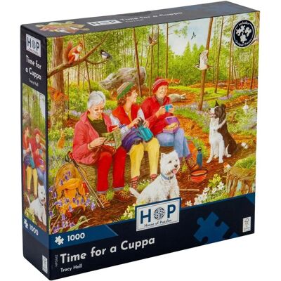 HOP - House of Puzzles Heure du thé - Thème - Puzzle - Publicité HOP - House of Puzzles Heure du thé - Thème - Puzzle - Publicité