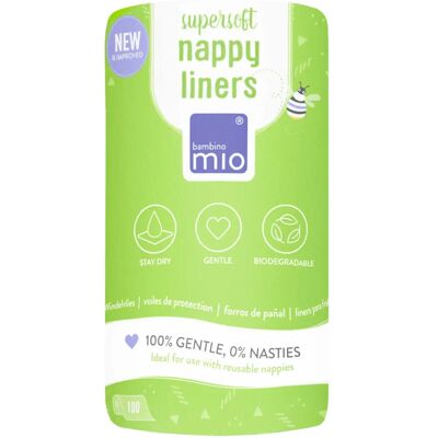 Bambino Mio Plenky Liners - biologicky rozložitelné a ekologické Bambino Mio Plenky Liners - biologicky rozložitelné a ekologické