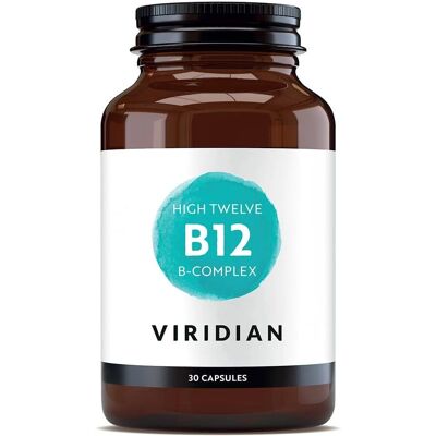Viridian B12 High Twelve Vitamin B-Complex - 30 Veg Caps Viridian B12 High Twelve Vitamin B-Complex - 30 Veg Caps