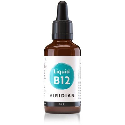 Viridian Vitamine B12 Liquide - 50ml Supplément Vegan - Publicité Viridian Vitamine B12 Liquide - 50ml Supplément Vegan - Publicité