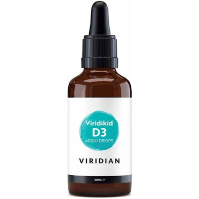 ViridiKid Gocce di Vitamina D3 400 UI - Vegano, Aroma Arancia - Vitamine e Integratori ViridiKid Gocce di Vitamina D3 400 UI - Vegano, Aroma Arancia - Vitamine e Integratori