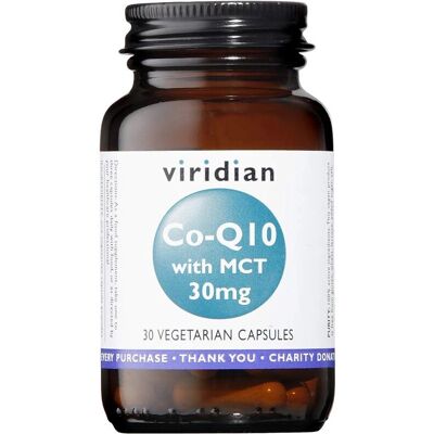Viridian Co-Enzym Q10 mit MCT - Vegane Kapseln 30x30mg Viridian Co-Enzym Q10 mit MCT - Vegane Kapseln 30x30mg