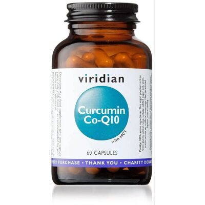 Viridian Curcumin CoQ-10 60 Capsules - Complément alimentaire - Publicité Viridian Curcumin CoQ-10 60 Capsules - Complément alimentaire - Publicité