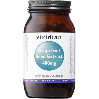 Viridian Extrakt z semínek grapefruit - 90 x 400mg veganských kapslí - Doplňky stravy Viridian Extrakt z semínek grapefruit - 90 x 400mg veganských kapslí - Doplňky stravy