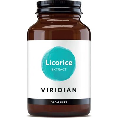 Extrakt z lékořice Viridian - 60 veg kapslí - Doplněk stravy Extrakt z lékořice Viridian - 60 veg kapslí - Doplněk stravy