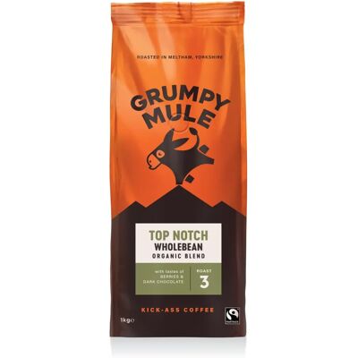 Grumpy Mule - Organic Arabica Coffee Beans - 1kg Grumpy Mule - Organic Arabica Coffee Beans - 1kg