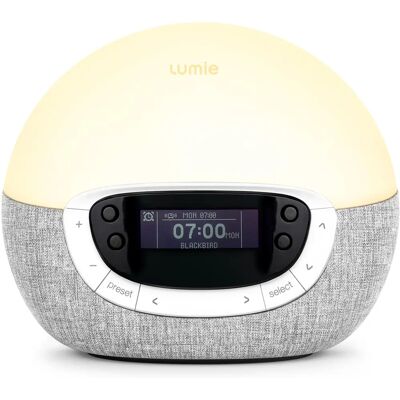 Lumie Bodyclock Shine 300 - Réveil lumineux - Radio FM - Gris Lumie Bodyclock Shine 300 - Réveil lumineux - Radio FM - Gris