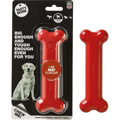 Tasty Bone Nylon Bone Large Beef Chew Toy Tasty Bone Nylon Bone Large Beef Chew Toy