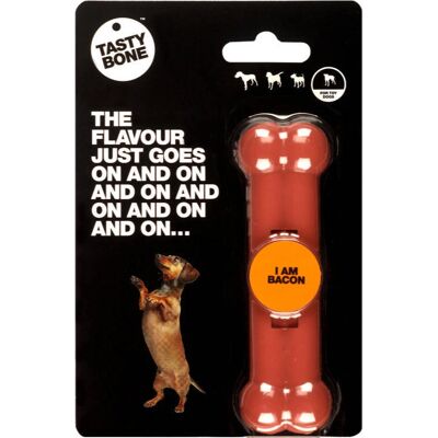 Os de nylon Tasty Bone Tastybone com Sabor de Bacon Grande - Brinquedo para Morder Os de nylon Tasty Bone Tastybone com Sabor de Bacon Grande - Brinquedo para Morder