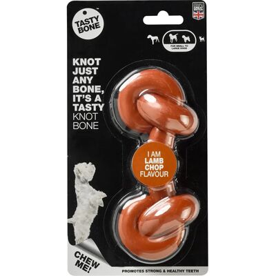 Tasty Bone Lamb Chop Nylon Knot Dog Chew - Strengthens Teeth & Gums Tasty Bone Lamb Chop Nylon Knot Dog Chew - Strengthens Teeth & Gums