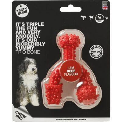 Tasty Bone Tastybone Trio Bone Vitello - Giochi masticabili Tasty Bone Tastybone Trio Bone Vitello - Giochi masticabili