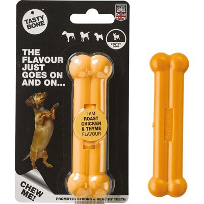 Tasty Bone Puppy Bone Roast Chicken Thyme - Chew Toy Tasty Bone Puppy Bone Roast Chicken Thyme - Chew Toy