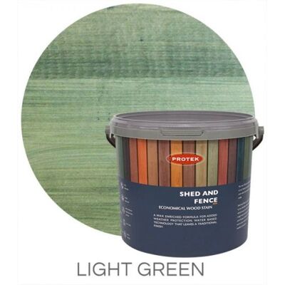 Protek - Shed & Fence Wood Stain - 25L - Light Green Protek - Shed & Fence Wood Stain - 25L - Light Green